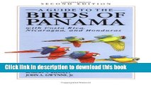 Download Books A Guide to the Birds of Panama: With Costa Rica, Nicaragua, and Honduras PDF Free