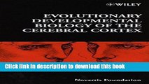 Ebook Evolutionary Developmental Biology of the Cerebral Cortex Free Online KOMP