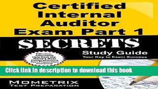 Books Certified Internal Auditor Exam Part 1 Secrets Study Guide: Cia Test Review For the