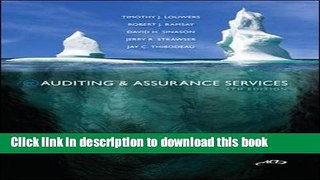 Books Auditing   Assurance Services Full Download