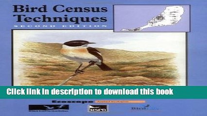 Read Books Bird Census Techniques PDF Free
