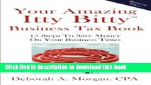 PDF  Your Amazing Itty Bitty Business Tax Book: 15 Simple Tips for Saving Money  On Your Taxes!
