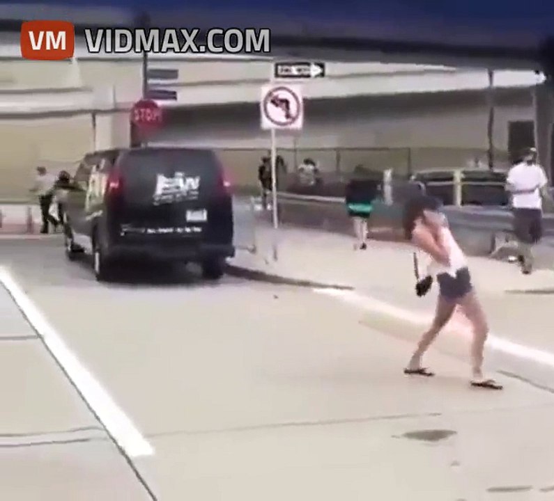 Drunk Girl Fights Gravity And Totally Loses