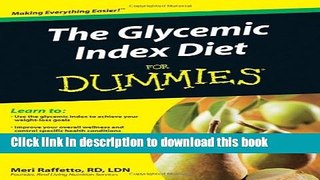 Ebook The Glycemic Index Diet For Dummies Full Online