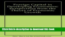 Ebook Foreign Capital in Developing Economies: Perspectives from the Theory of Economic Growth