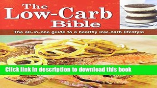 Books The Low-Carb Bible Free Online