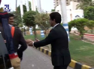نو منتخب وزیر اعلیٰ سندھ وزیر اعلیٰ ہاوس میں استقبال کے مناظر