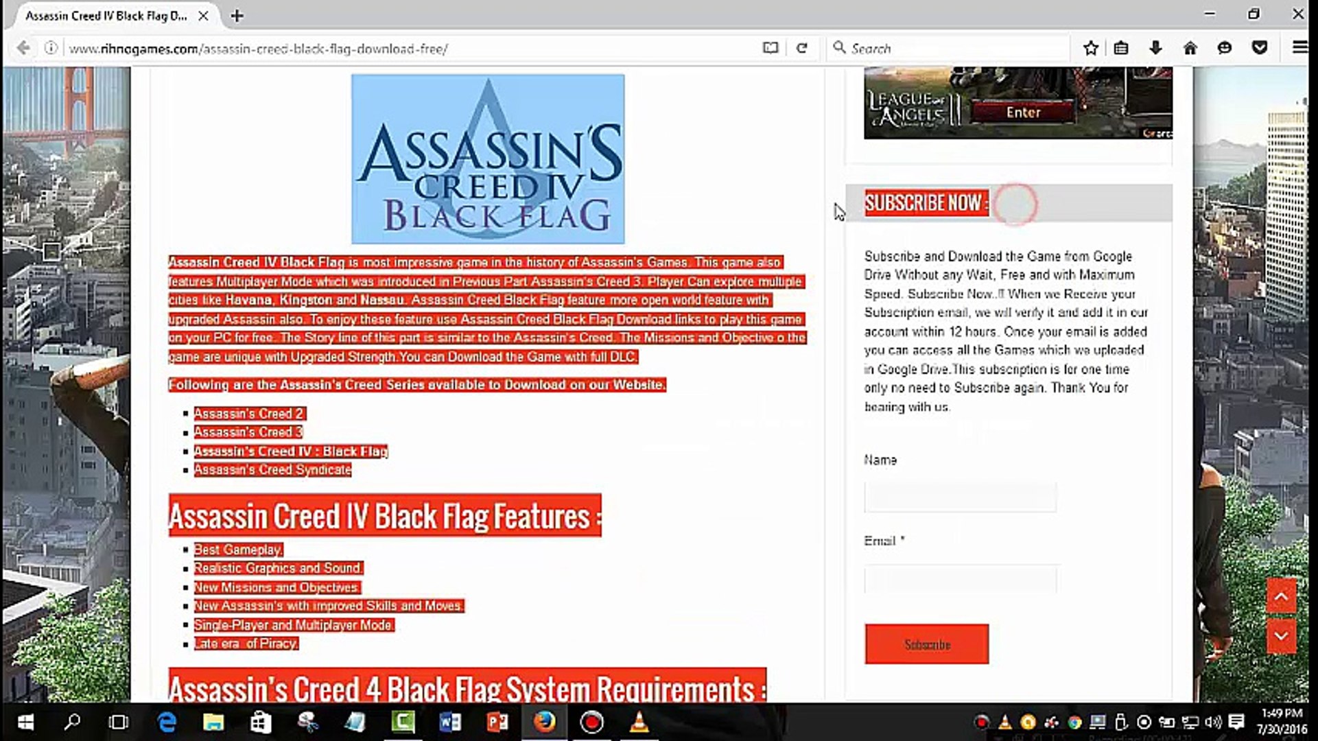 How To Download And Install Assassin Creed Iv Black Flag Full Game For Pc Without Any Error Video Dailymotion