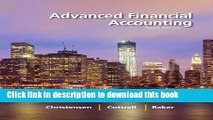 PDF  Advanced Financial Accounting with Connect Access Card  Online