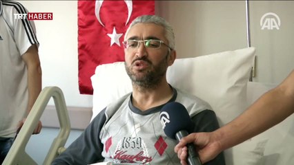 Darbecilere direnen imam, bacağını kaybetti