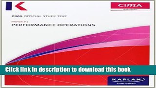Ebook P1 Performance Operations - Study Text Full Online