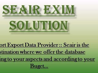 Check out the Import-Export Database Live Demo Sample