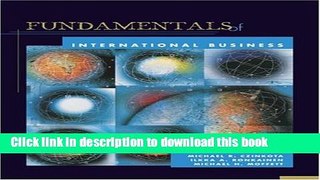 Books Fundamentals of International Business (with World Free Online