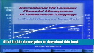 Books International Oil Company Financial Management in Nontechnical Language Free Online