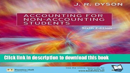 Download  Accounting for Non-Accounting Students (6th Edition)  Online