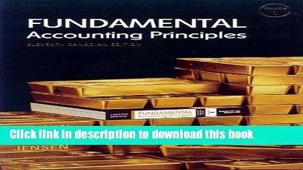 Download  Fundamental Accounting Principles, Volume 1  Free Books