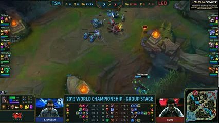 TSM vs LGD 60FPS  Day 4 S5 LoL World Championship 2015 Group D  Team Solomid vs LGD Gaming D4G1_4