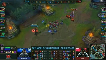 TSM vs LGD 60FPS  Day 4 S5 LoL World Championship 2015 Group D  Team Solomid vs LGD Gaming D4G1_5