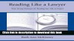 Ebook Reading Like A Lawyer: Time-Saving Strategies For Reading Law Like An Expert Free Online