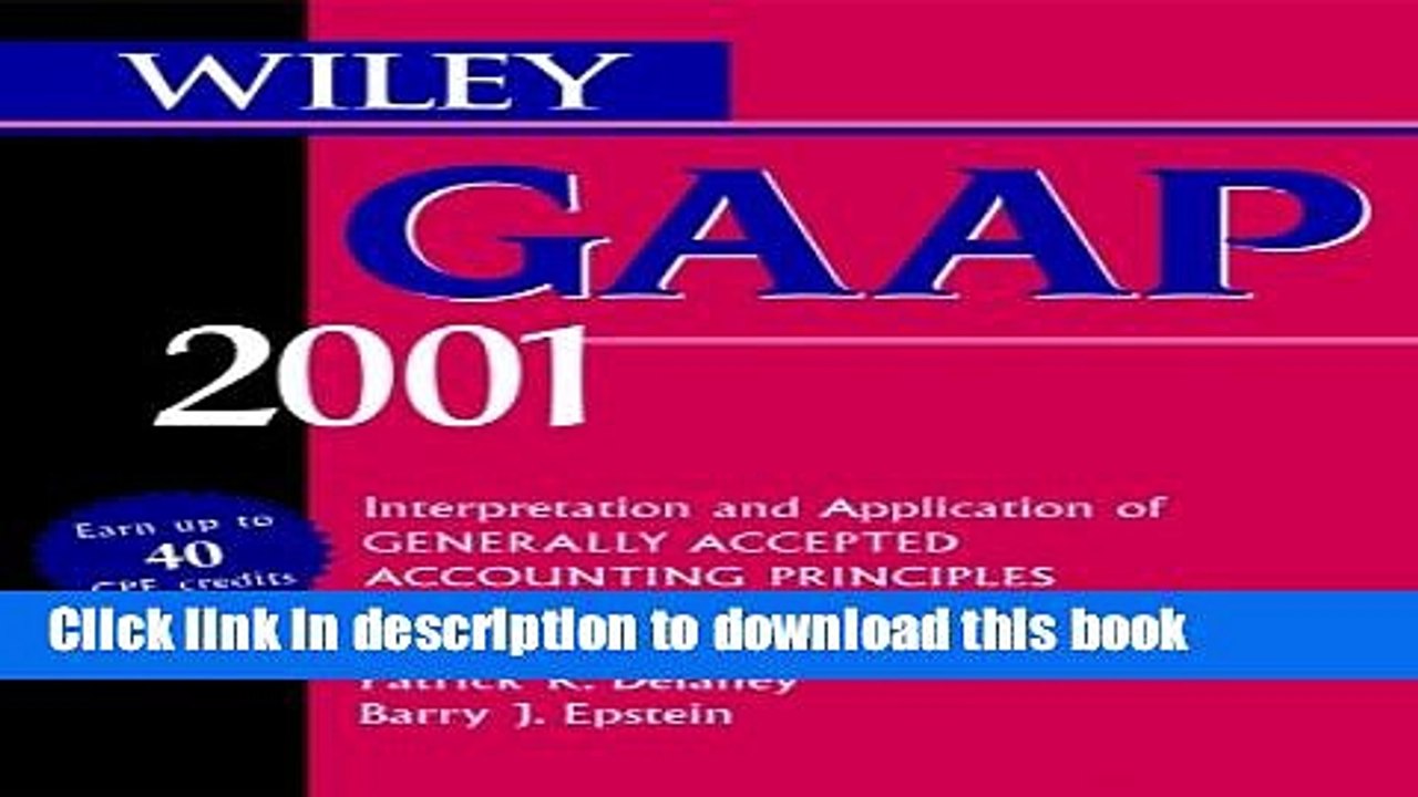 PDF  Wiley GAAP 2001: Interpretation and Application of Generally Accepted Accounting Principles