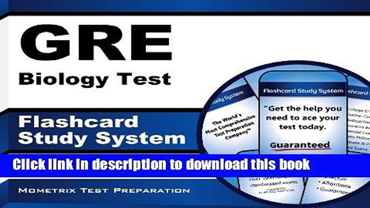 Books GRE Biology Test Flashcard Study System: GRE Subject Exam Practice Questions   Review for