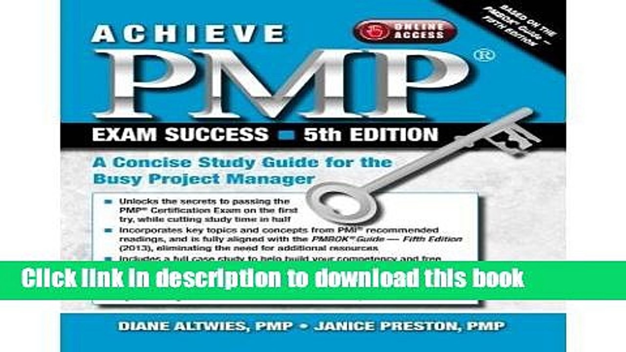 Ebook Achieve PMP Exam Success, 5th Edition: A Concise Study Guide for the Busy Project Manager