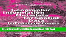 Ebook Geographic Information Metadata for Spatial Data Infrastructures: Resources,