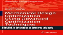 Ebook Mechanical Design Optimization Using Advanced Optimization Techniques Full Download