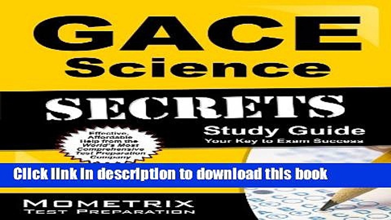 Ebook GACE Science Secrets Study Guide: GACE Test Review for the Georgia Assessments for the