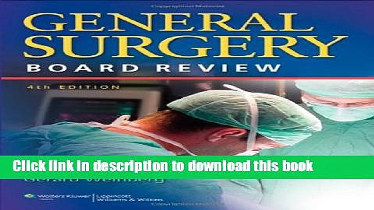 Books General Surgery Board Review Full Download