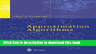 Books Approximation Algorithms Free Online