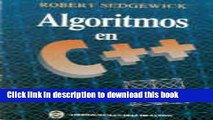 Books Algoritmos en c  / Algorithms in C   Full Online