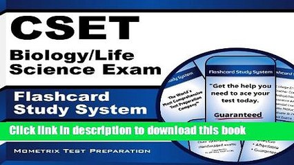 Ebook CSET Biology/Life Science Exam Flashcard Study System: CSET Test Practice Questions   Review