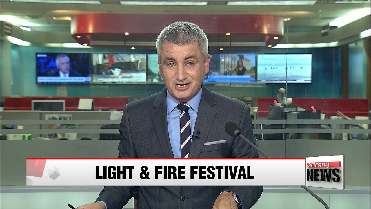 Fireworks at Pohang International Light and Fire Festival