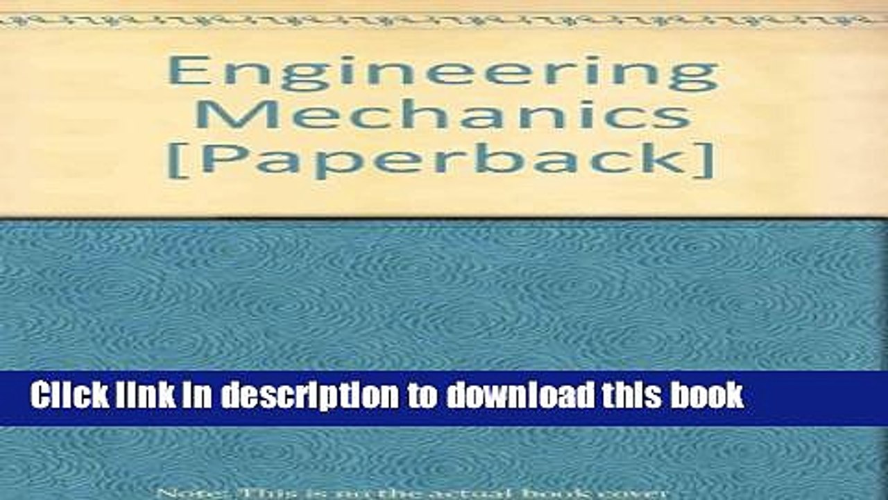 Books Engineering Mechanics [Paperback] Full Online