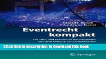 Ebook Eventrecht kompakt: Ein Lehr- und Praxisbuch mit Beispielen aus dem Konzert- und