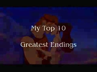 My Top 10 Greatest Endings (Disney & Non-Disney)