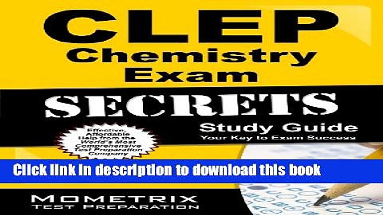 Ebook CLEP Chemistry Exam Secrets Study Guide: CLEP Test Review for the College Level Examination