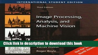Ebook Image Processing, Analysis   and Machine Vision Full Online