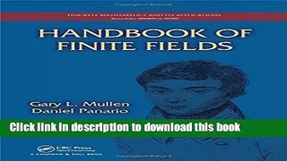 Books Handbook of Finite Fields Full Download