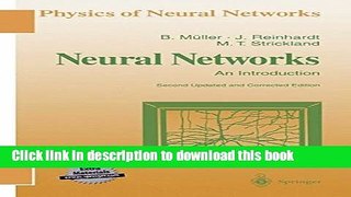 Books Neural Networks: An Introduction Free Online
