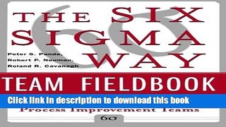 Books The Six Sigma Way Team Fieldbook: An Implementation Guide for Process Improvement Teams Full