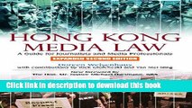 Ebook Hong Kong Media Law: A Guide for Journalists and Media Professionals Full Online