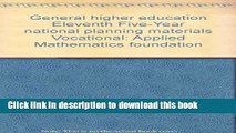 Ebook General higher education Eleventh Five-Year national planning materials Vocational: Applied