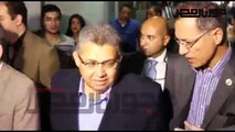 وزير التعليم العالى يتفقد معامل التنسيق بهندسة القاهرة