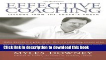 Ebook Effective Coaching: Lessons from the Coach s Coach Free Online
