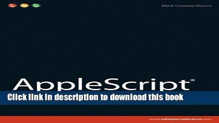 Ebook AppleScript Full Online