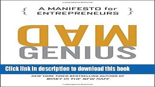 Books Mad Genius: A Manifesto for Entrepreneurs Free Online