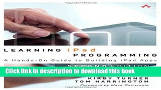 Books Learning iPad Programming: A Hands-On Guide to Building iPad Apps (2nd Edition) Free Online