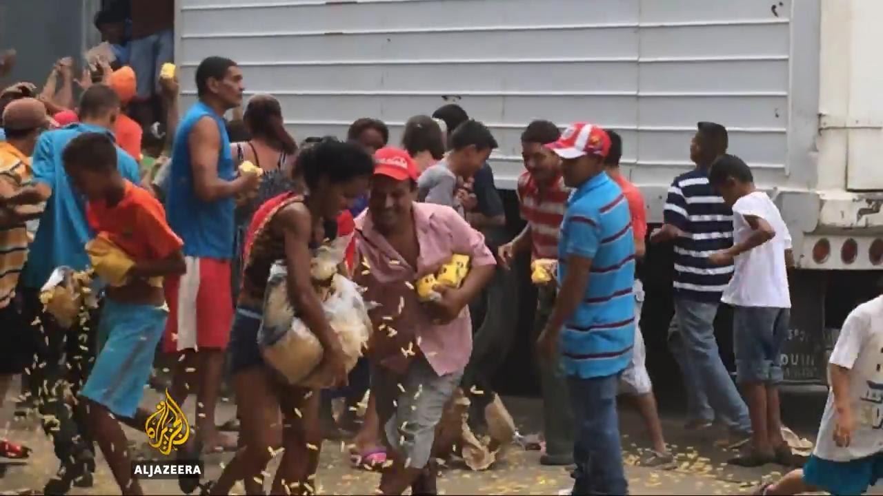 Looting rises in Venezuela as economy plummets